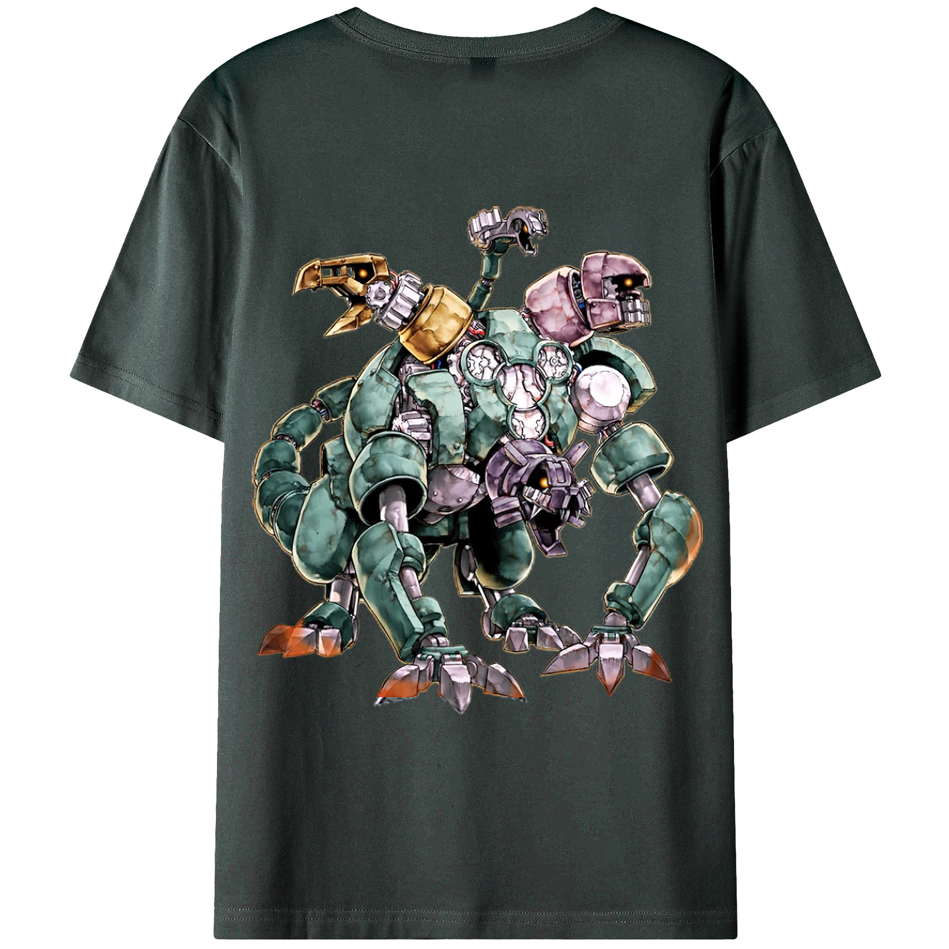 （画像用） 遊☆戯☆王 Yu-Gi-Oh! 綿100％ メンズ半袖Tシャツ（バックプリント） 通気性